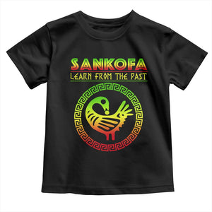Black History Month Baby Shirt Sankofa Learn From The Past African Bird Melanin