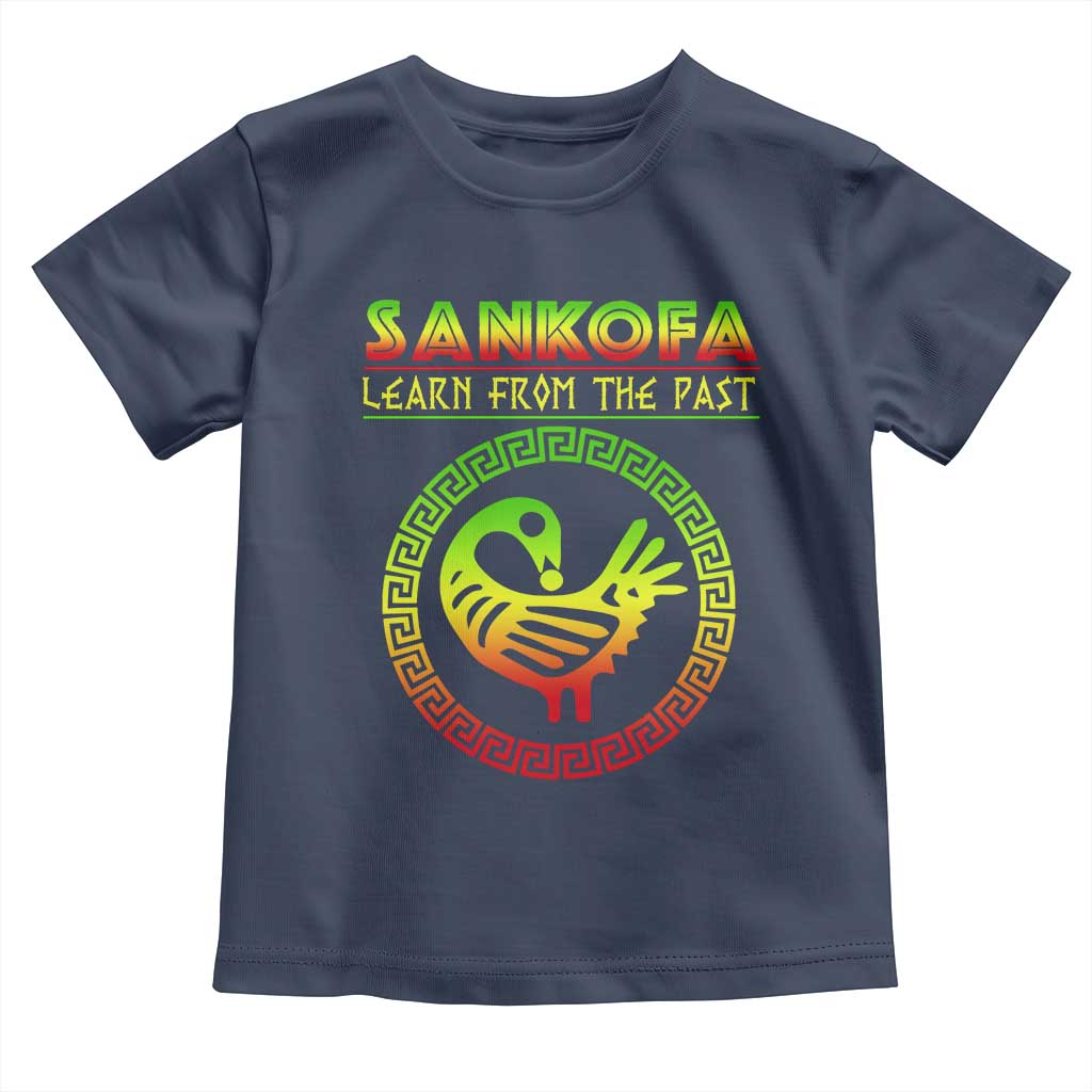 Black History Month Baby Shirt Sankofa Learn From The Past African Bird Melanin