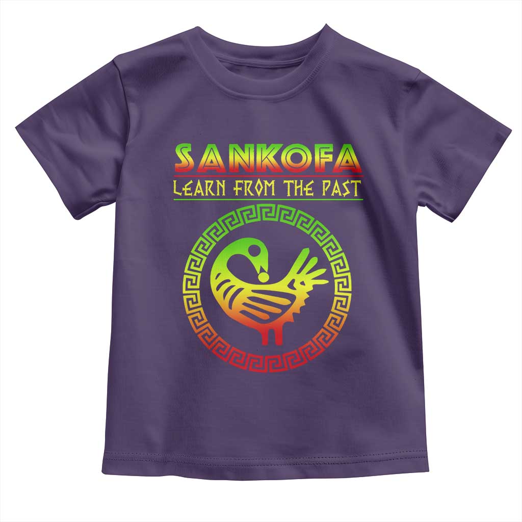 Black History Month Baby Shirt Sankofa Learn From The Past African Bird Melanin