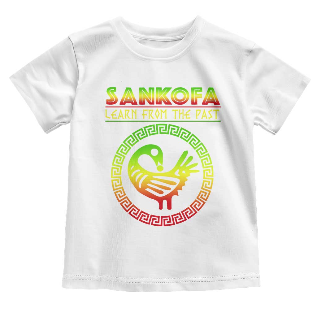 Black History Month Baby Shirt Sankofa Learn From The Past African Bird Melanin