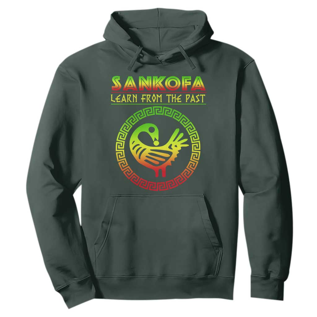 Black History Month Hoodie Sankofa Learn From The Past African Bird Melanin