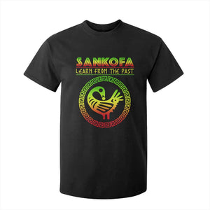 Black History Month T Shirt For Kid Sankofa Learn From The Past African Bird Melanin