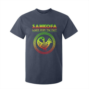 Black History Month T Shirt For Kid Sankofa Learn From The Past African Bird Melanin