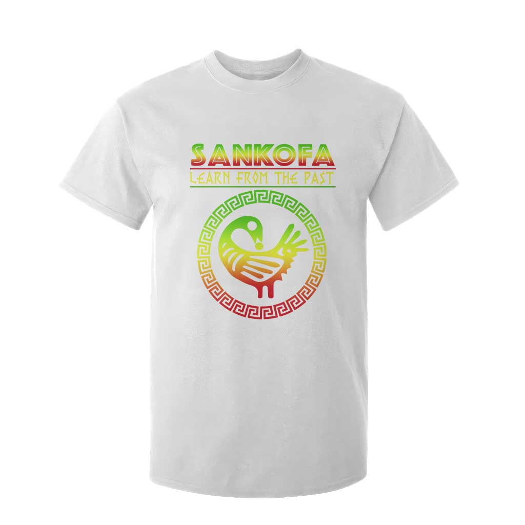 Black History Month T Shirt For Kid Sankofa Learn From The Past African Bird Melanin