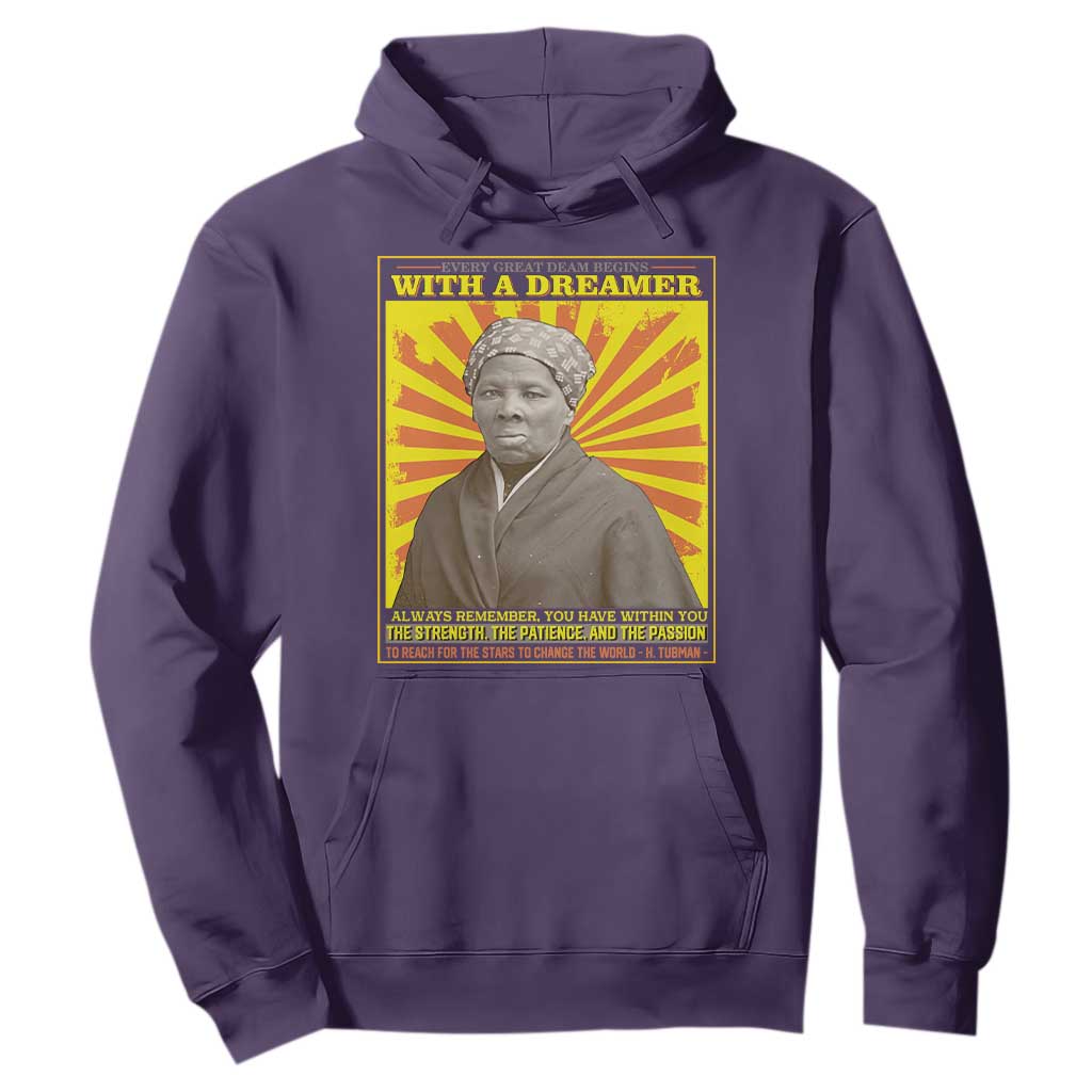 Harriet Tubman Hoodie Every Great Dream Begins With A Dreamer Black Pride