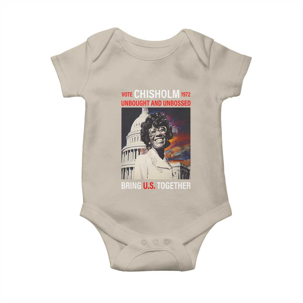 Shirley Chisholm Baby Onesie Unbought And Unbossed Bring U.S. Together BHM Melanin