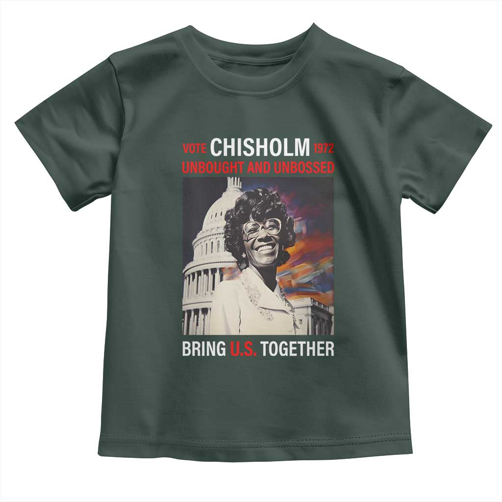 Shirley Chisholm Baby Shirt Unbought And Unbossed Bring U.S. Together BHM Melanin