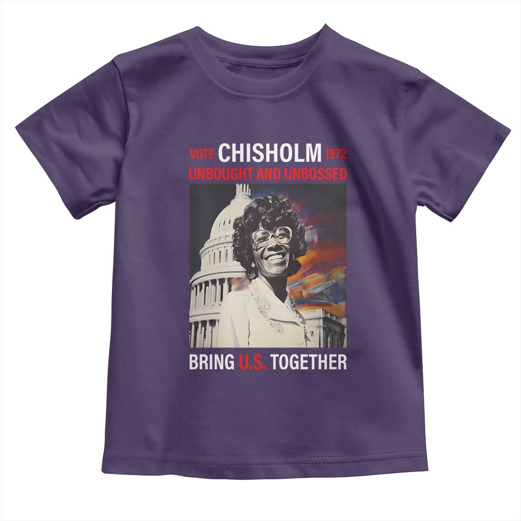 Shirley Chisholm Baby Shirt Unbought And Unbossed Bring U.S. Together BHM Melanin