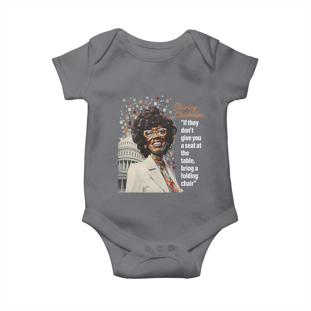 Shirley Chisholm Baby Onesie If They Don't Give You A Seat Black Civil Rights