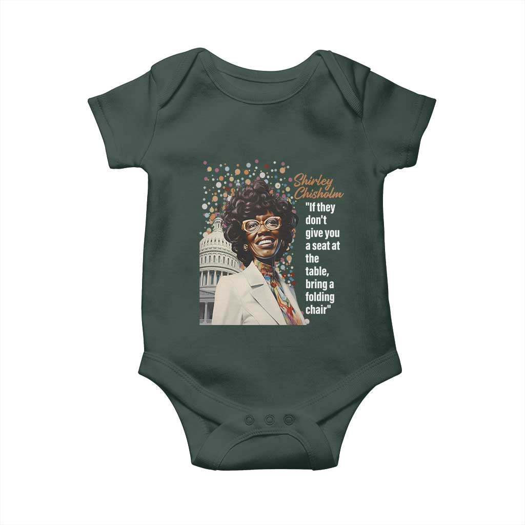 Shirley Chisholm Baby Onesie If They Don't Give You A Seat Black Civil Rights