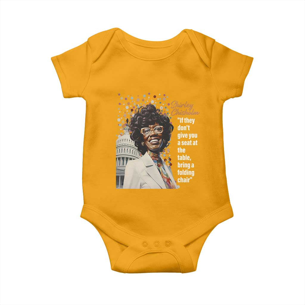 Shirley Chisholm Baby Onesie If They Don't Give You A Seat Black Civil Rights