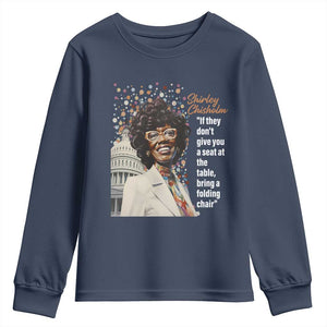 Shirley Chisholm Youth Long Sleeve Shirt If They Don't Give You A Seat Black Civil Rights
