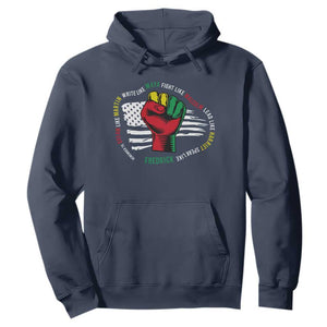 Black Civil Rights Hoodie Dream Like Martin Write Like Maya Fight Like Macolm Lead Like Harriet Speak Like Fredrick