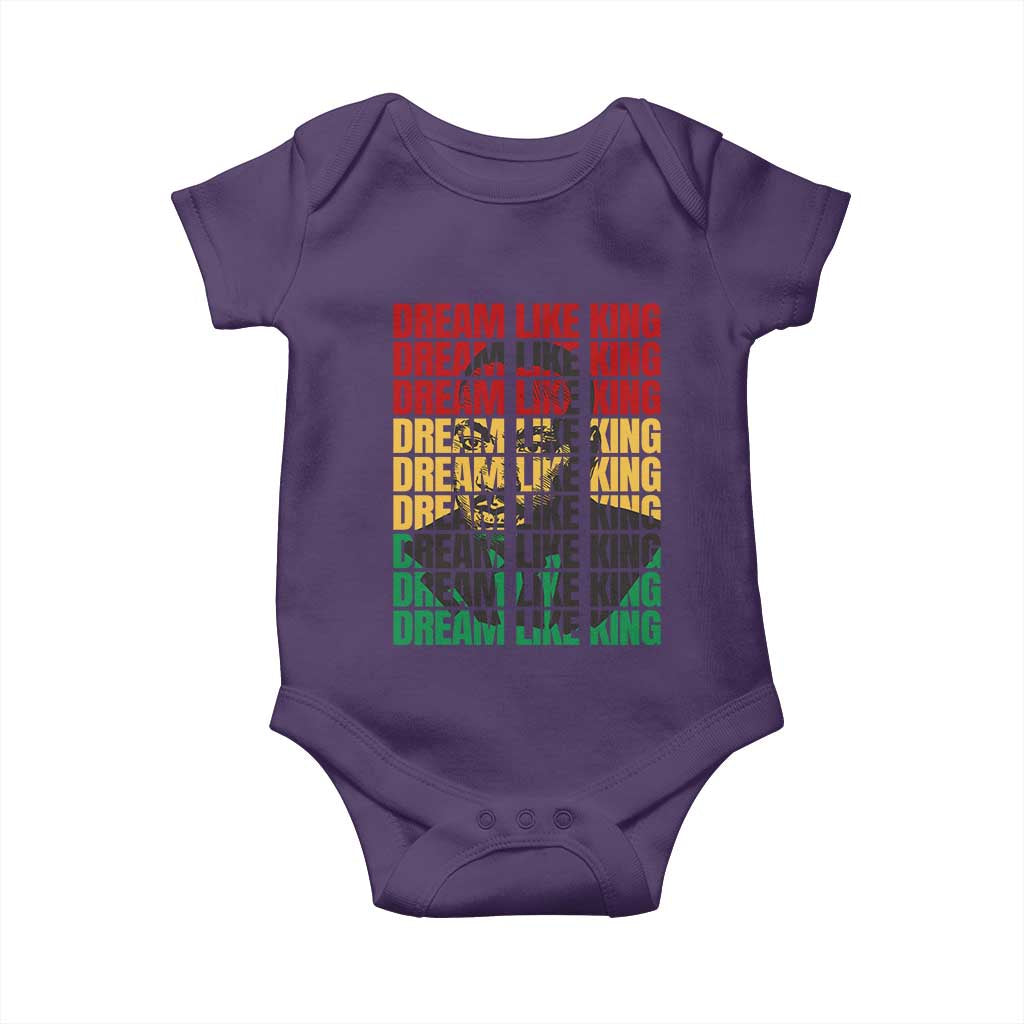 Martin Luther King Jr. Baby Onesie Dream Like King MLK Civil Rights Leaders BHM Black Pride