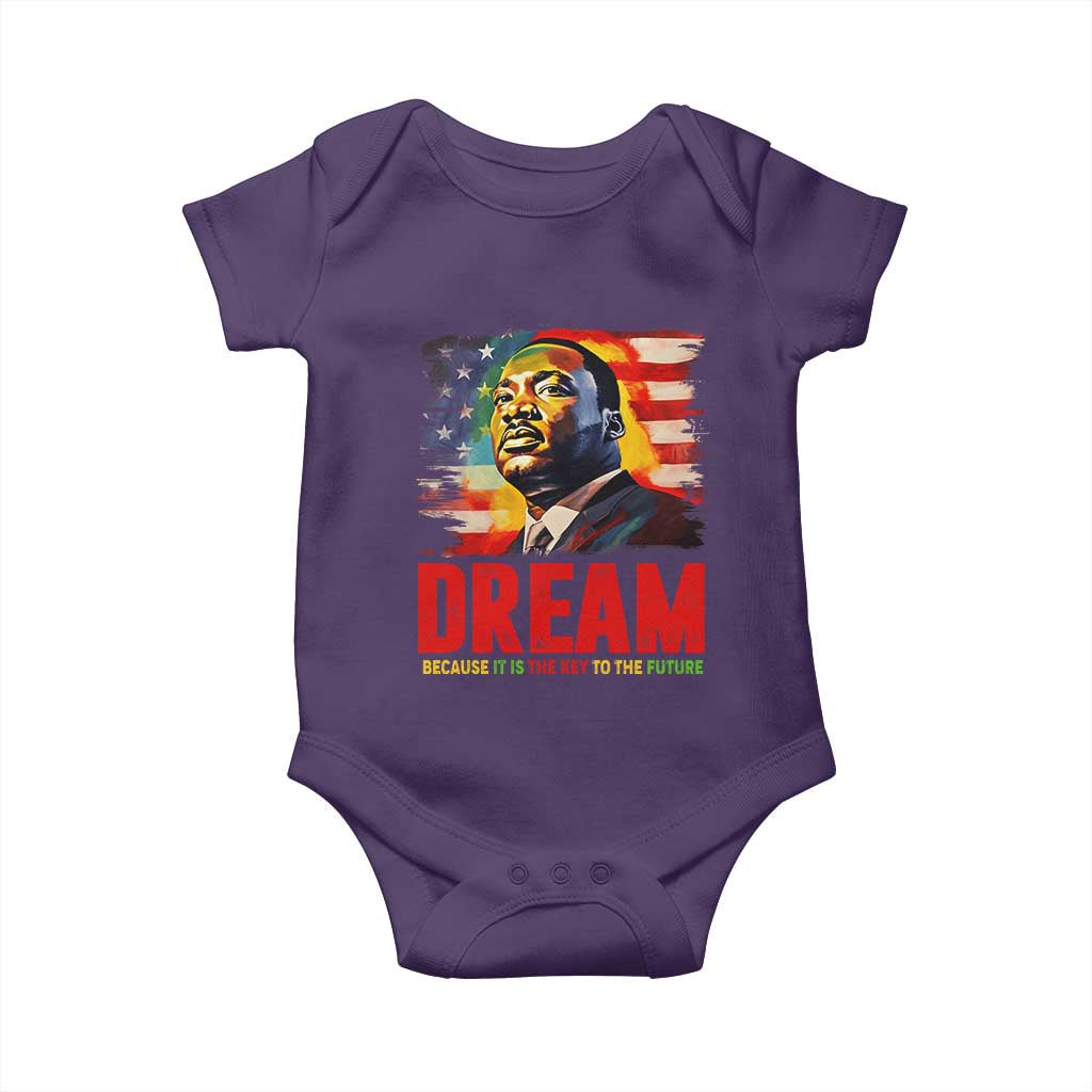 Martin Luther King Jr. Baby Onesie Dream Because It is The Key To The Future MLK  BHM Black Pride