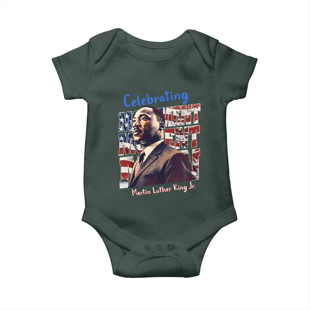 Martin Luther King Jr. Baby Onesie MLK Day Movement Moment Man Black Civil Rights