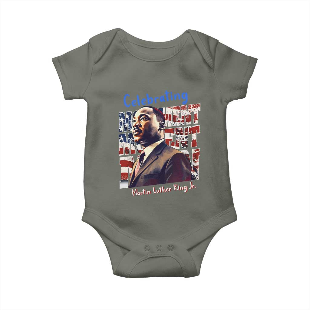 Martin Luther King Jr. Baby Onesie MLK Day Movement Moment Man Black Civil Rights
