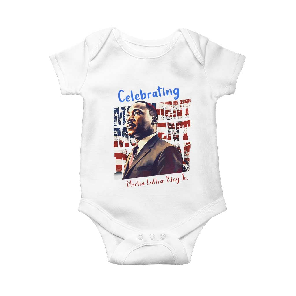 Martin Luther King Jr. Baby Onesie MLK Day Movement Moment Man Black Civil Rights