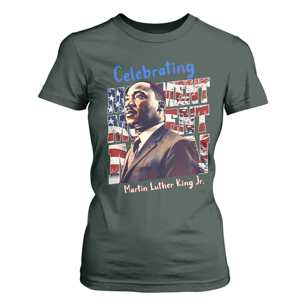Martin Luther King Jr. T Shirt For Women MLK Day Movement Moment Man Black Civil Rights