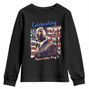 Martin Luther King Jr. Youth Long Sleeve Shirt MLK Day Movement Moment Man Black Civil Rights
