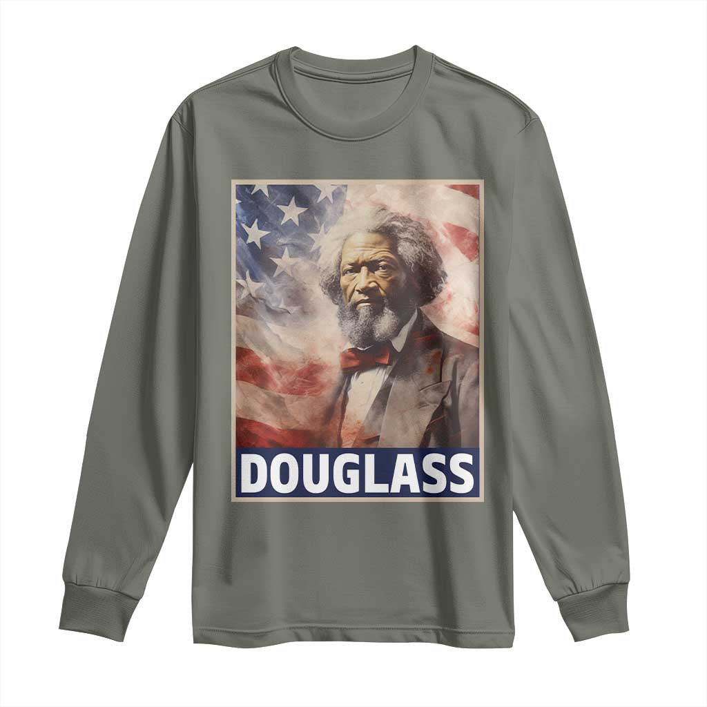 Frederick Douglass Long Sleeve Shirt African American Hero Black Civil Rights