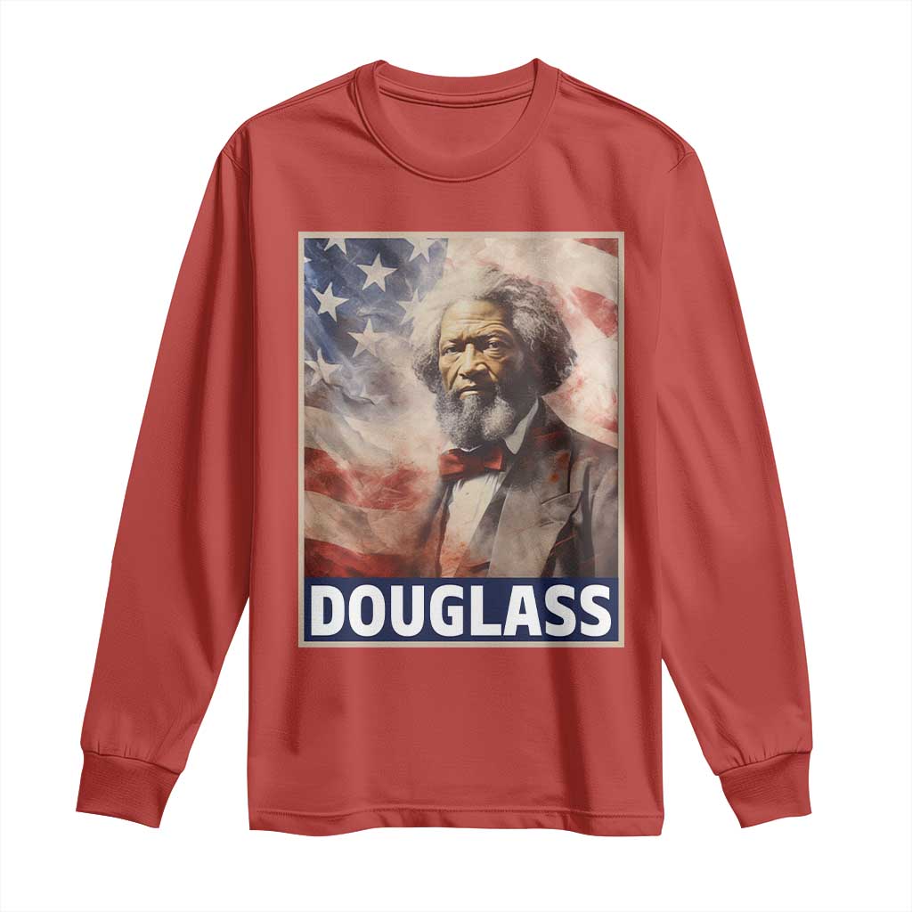 Frederick Douglass Long Sleeve Shirt African American Hero Black Civil Rights