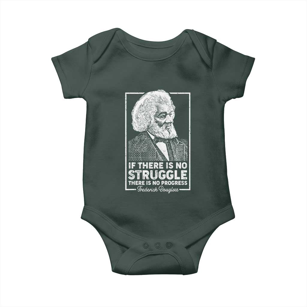 Frederick Douglass Baby Onesie If There Is No Struggle There Is No Progress Black Civil Rights BHM