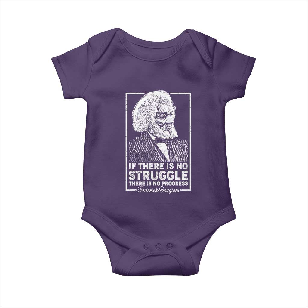 Frederick Douglass Baby Onesie If There Is No Struggle There Is No Progress Black Civil Rights BHM