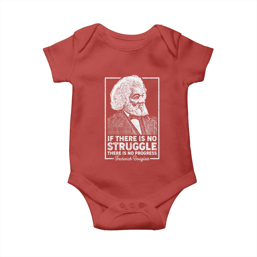Frederick Douglass Baby Onesie If There Is No Struggle There Is No Progress Black Civil Rights BHM