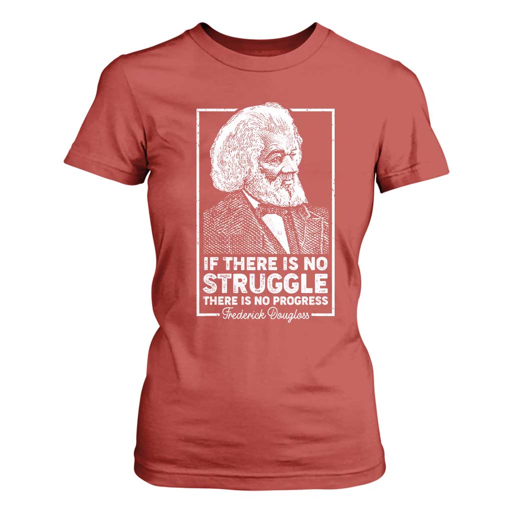 Frederick Douglass T Shirt For Women If There Is No Struggle There Is No Progress Black Civil Rights BHM
