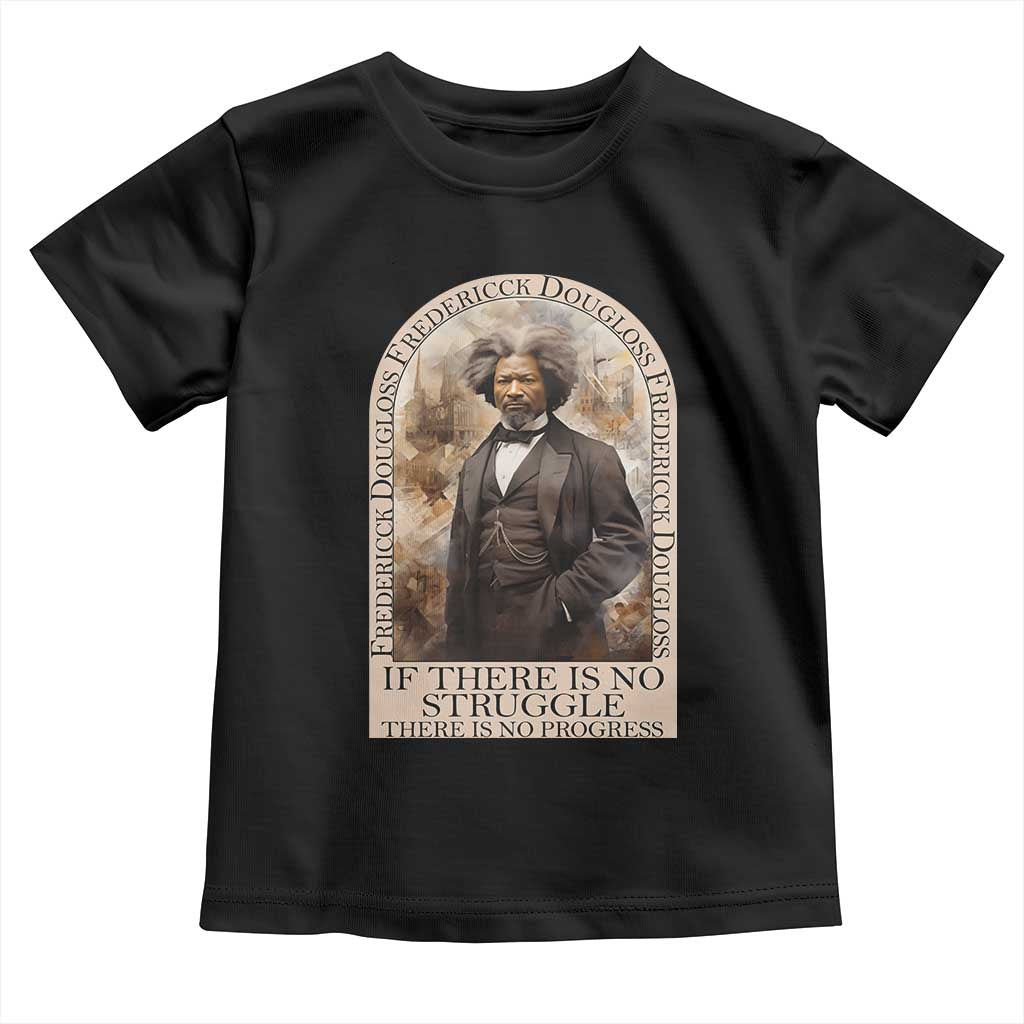 Frederick Douglass Baby Shirt If There Is No Struggle There Is No Progress BHM Black Civil Rights