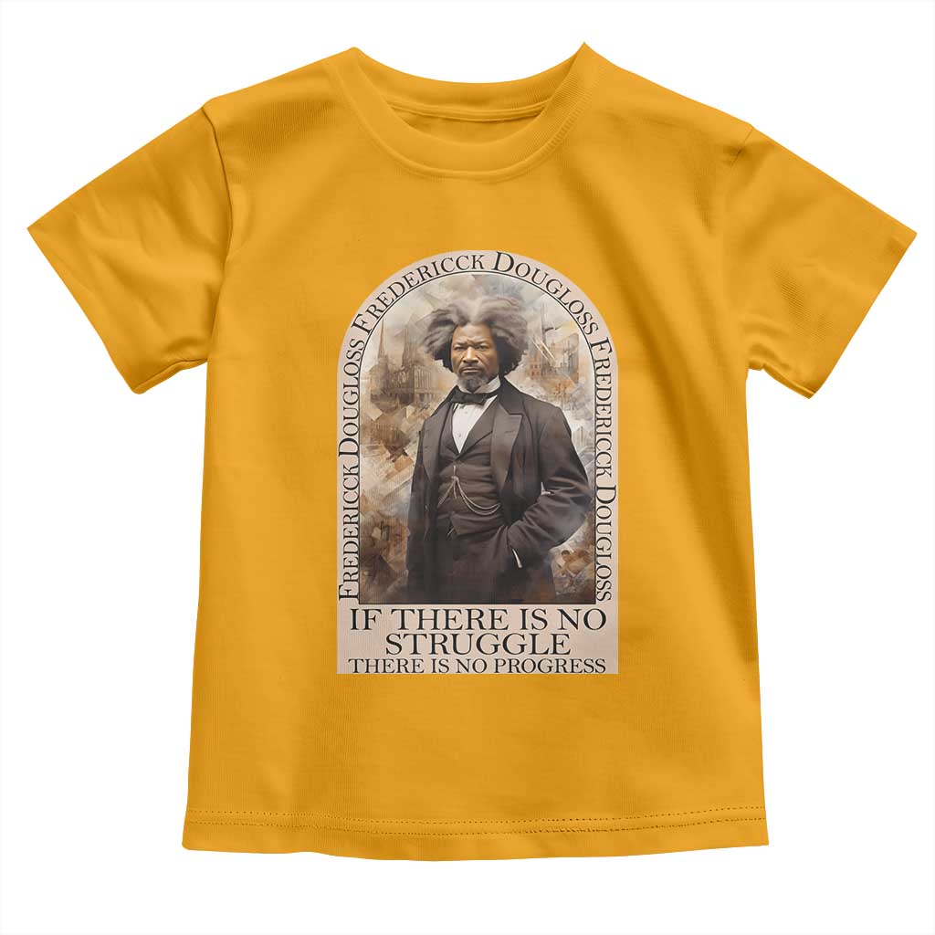 Frederick Douglass Baby Shirt If There Is No Struggle There Is No Progress BHM Black Civil Rights