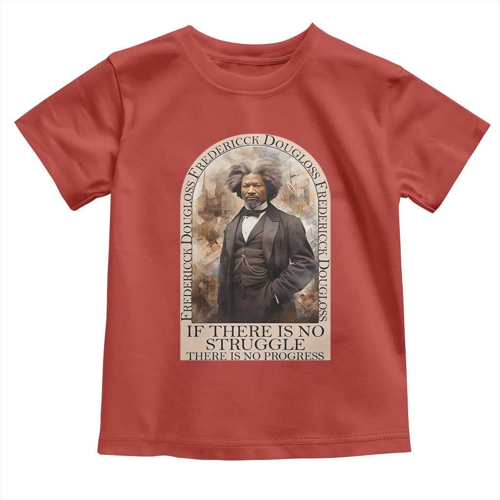 Frederick Douglass Baby Shirt If There Is No Struggle There Is No Progress BHM Black Civil Rights