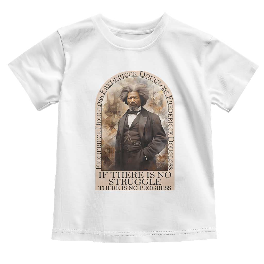 Frederick Douglass Baby Shirt If There Is No Struggle There Is No Progress BHM Black Civil Rights