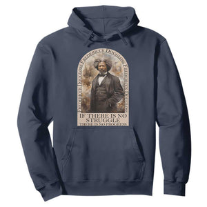 Frederick Douglass Hoodie If There Is No Struggle There Is No Progress BHM Black Civil Rights