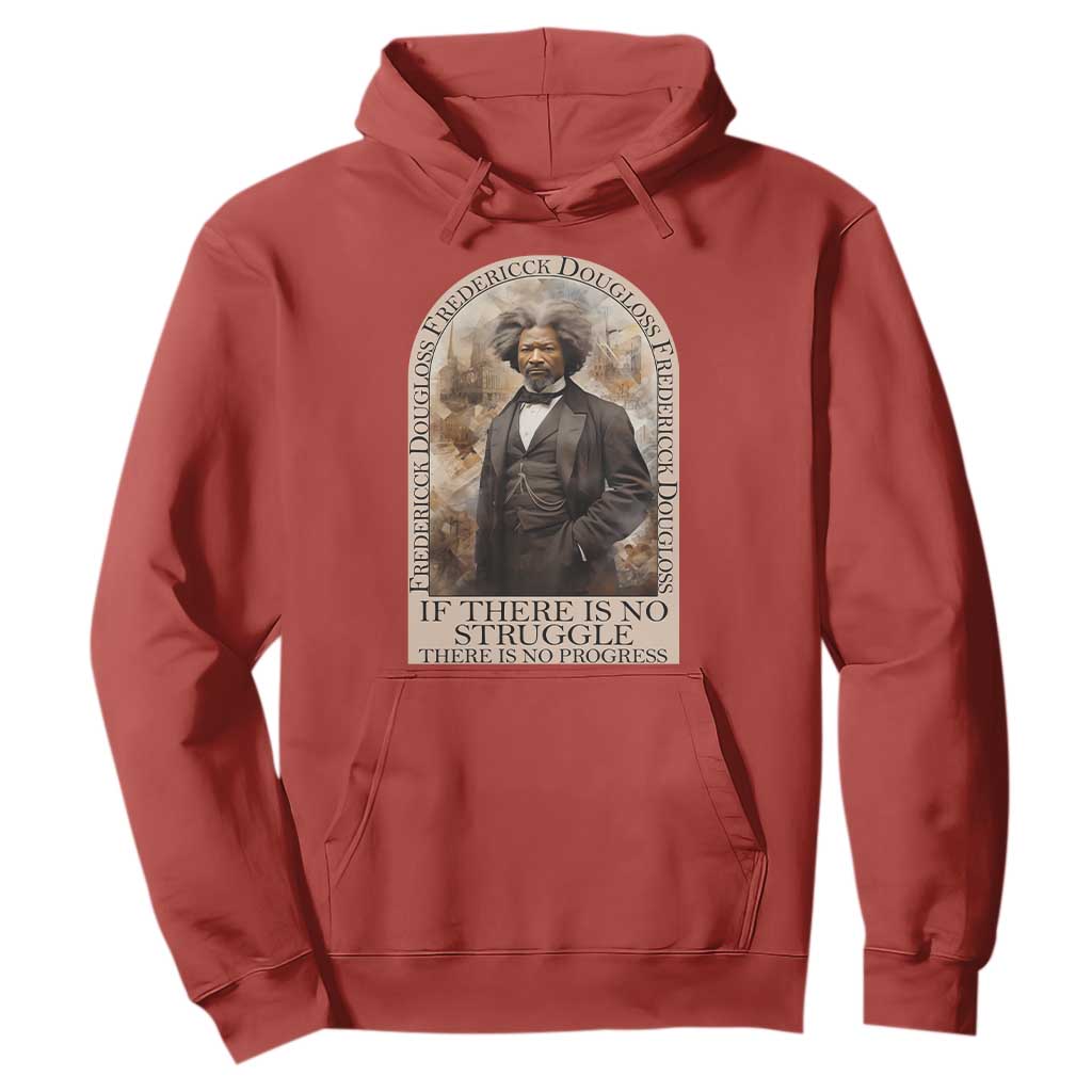 Frederick Douglass Hoodie If There Is No Struggle There Is No Progress BHM Black Civil Rights