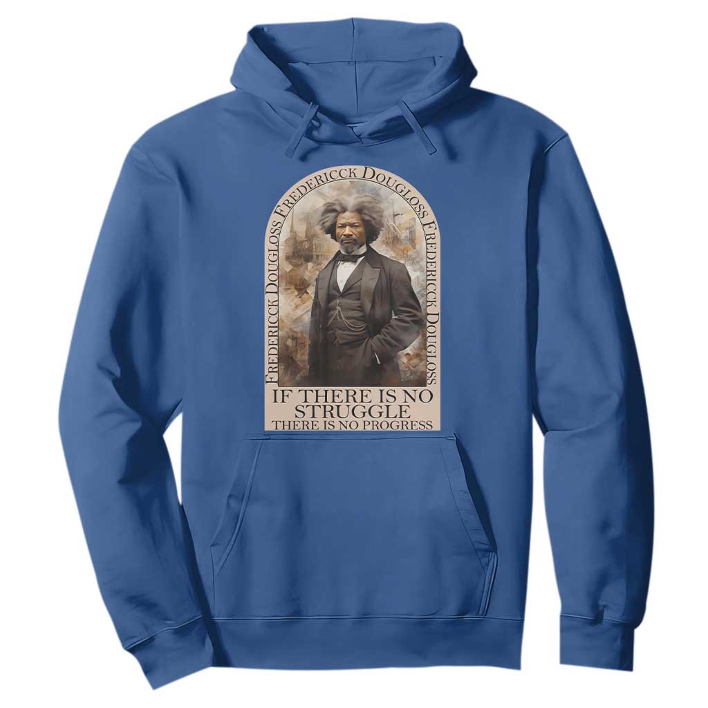 Frederick Douglass Hoodie If There Is No Struggle There Is No Progress BHM Black Civil Rights