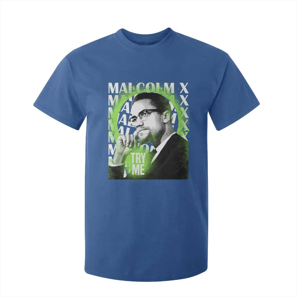 Malcolm X T Shirt For Kid Try Me Aesthetic Art Black Civil Rights BHM