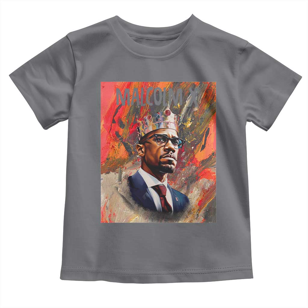Malcolm X Baby Shirt King Hip Hop Aesthetic Art Black Civil Rights