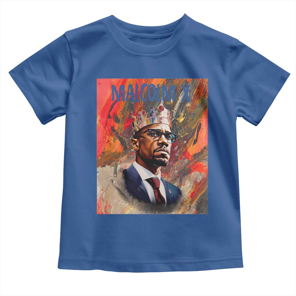 Malcolm X Baby Shirt King Hip Hop Aesthetic Art Black Civil Rights