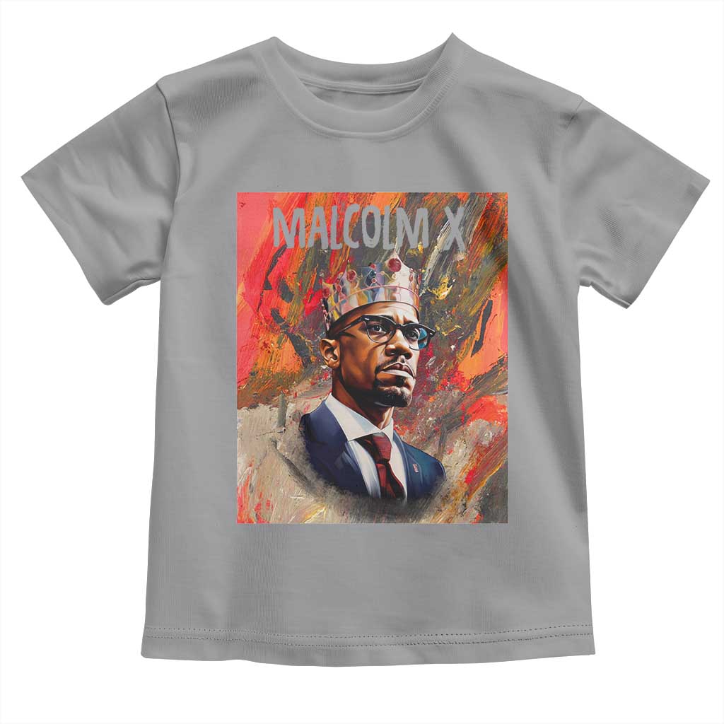 Malcolm X Baby Shirt King Hip Hop Aesthetic Art Black Civil Rights