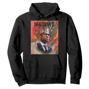 Malcolm X Hoodie King Hip Hop Aesthetic Art Black Civil Rights