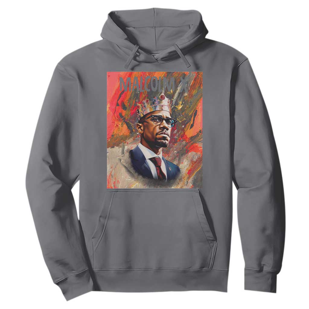 Malcolm X Hoodie King Hip Hop Aesthetic Art Black Civil Rights