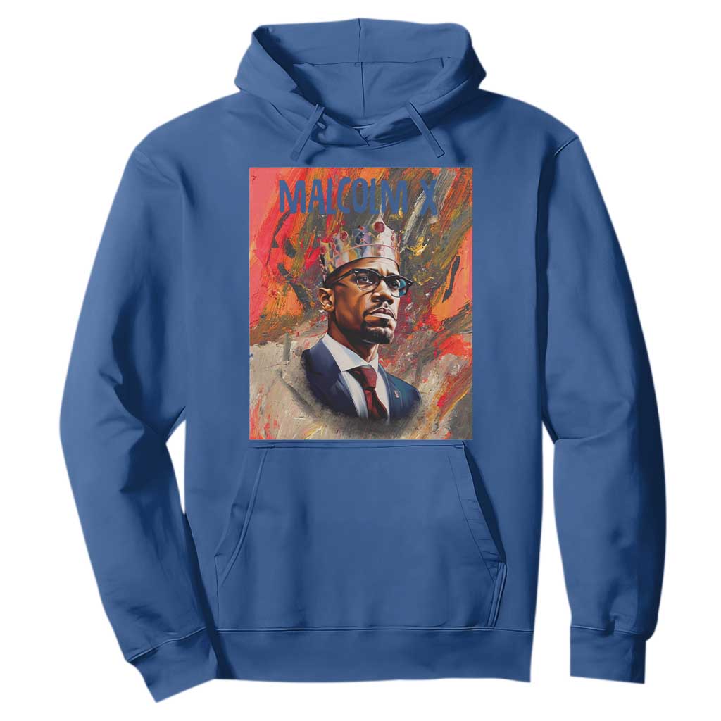 Malcolm X Hoodie King Hip Hop Aesthetic Art Black Civil Rights