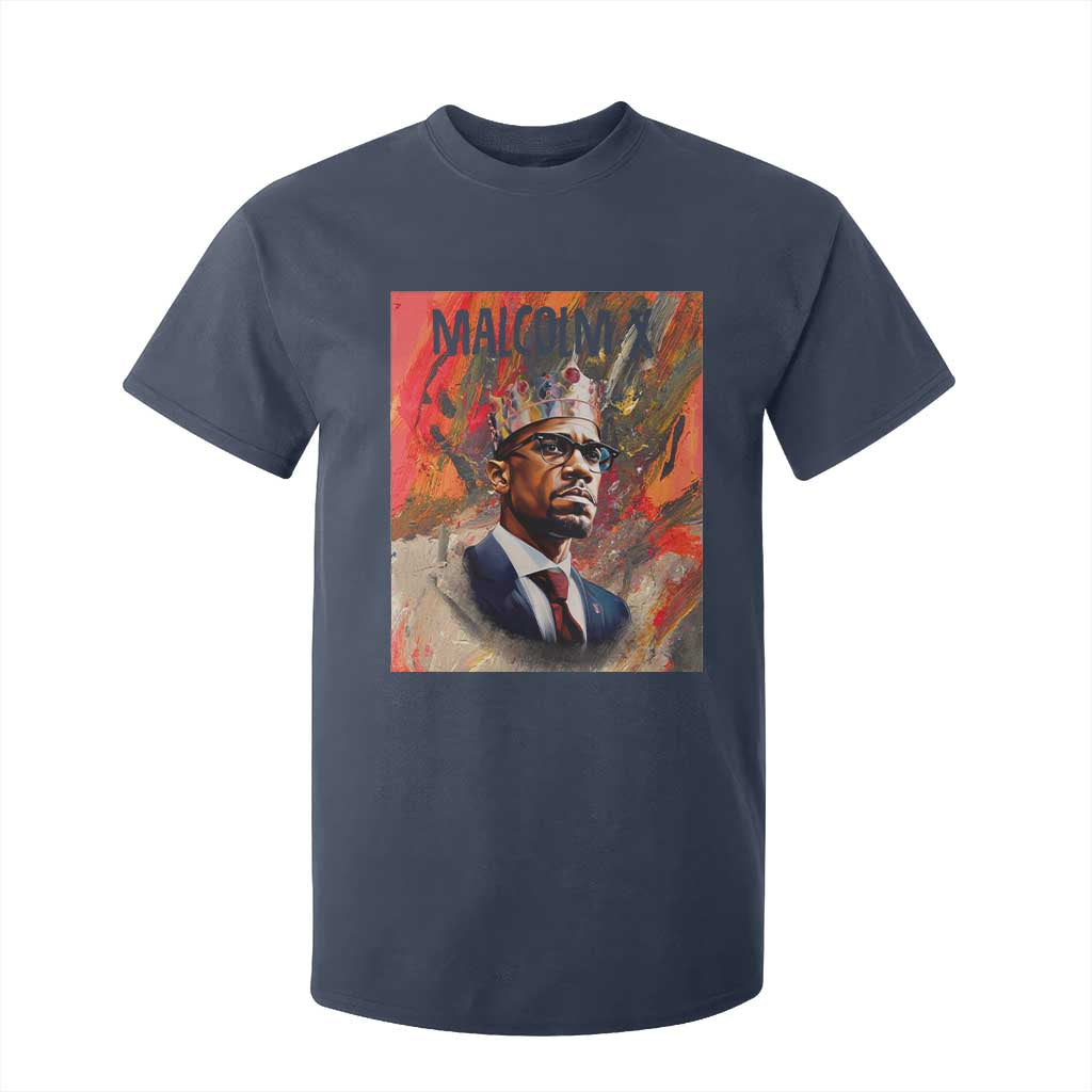 Malcolm X T Shirt For Kid King Hip Hop Aesthetic Art Black Civil Rights