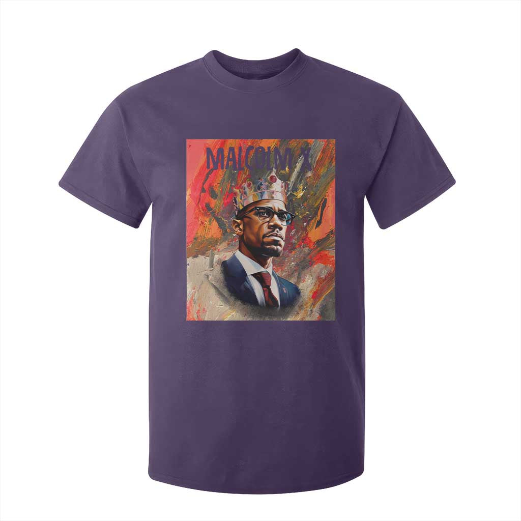 Malcolm X T Shirt For Kid King Hip Hop Aesthetic Art Black Civil Rights