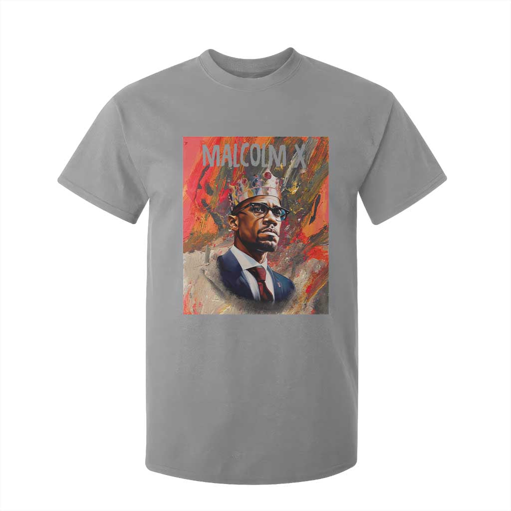 Malcolm X T Shirt For Kid King Hip Hop Aesthetic Art Black Civil Rights