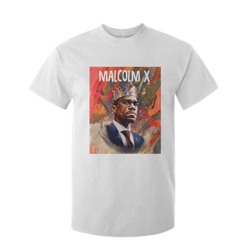 Malcolm X T Shirt For Kid King Hip Hop Aesthetic Art Black Civil Rights