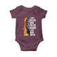 James Baldwin Baby Onesie I Can't Believe What You Say Because I See What You Do BHM Black Civil Rights