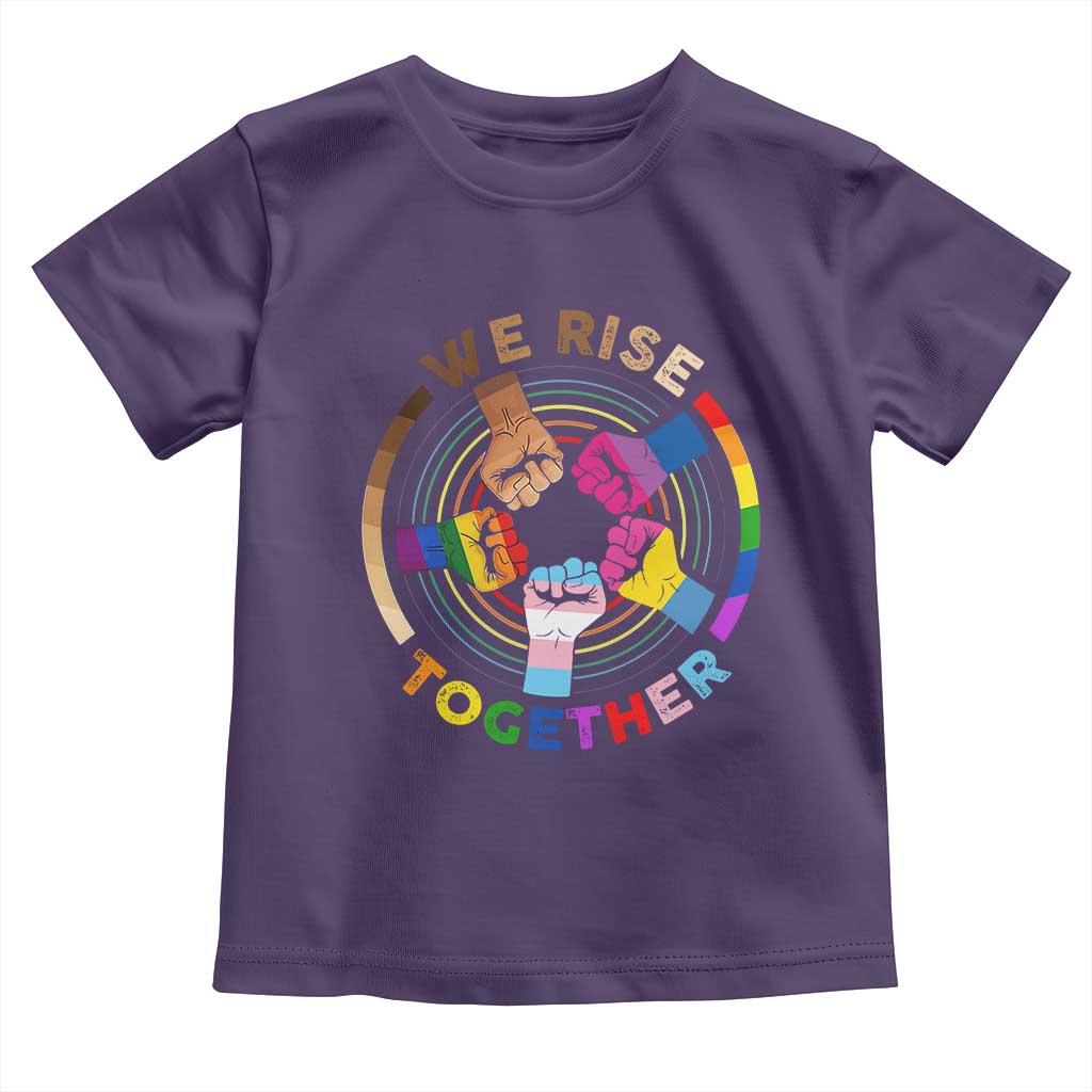 Black History Month Baby Shirt We Rise Together Equality Awesome Melanin LGBT
